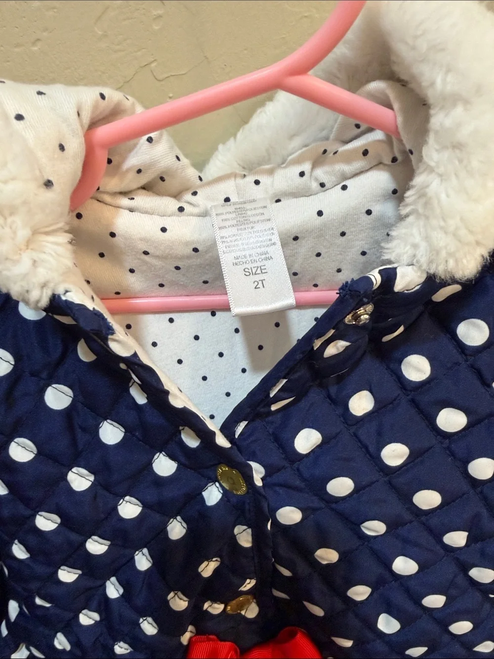 N/A quilted navy